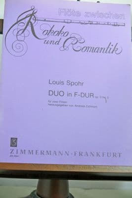 Spohr L - Duo in F Op 3 No 2 for 2 Flutes