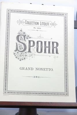 Spohr L - Grand Nonetto Op 31 for Flute Oboe Clarinet Bassoon Horn Violin Viola Cello & Double Bass