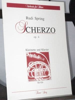 Spring R - Scherzo Op 4 for Clarinet & Piano