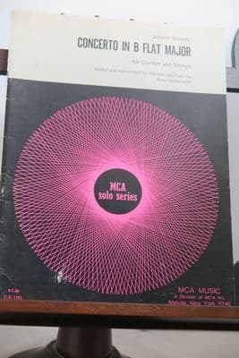 Stamitz J - Concerto in B Flat for Clarinet & Piano arr Gradenwitz P