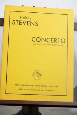 Stevens H - Concerto for Clarinet & String Orchestra (Piano Reduction)