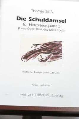 Stoess T- Die Schuldamsel for Wind Quartet (Flute Oboe Clarinet & Bassoon)