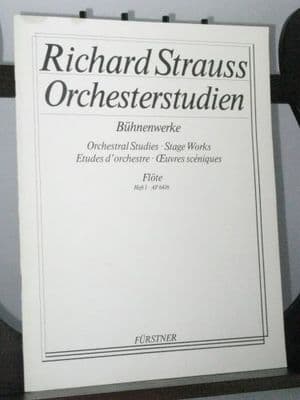 Strauss R - Orchestra Studies from the Stage Works Flute Book 1