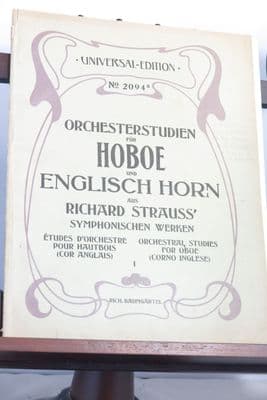 Strauss R - Orchestral Studies for Oboe & Cor Anglais (English Horn) Vol 1