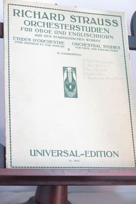 Strauss R - Orchestral Studies for Oboe & Cor Anglais (English Horn) Vol 2
