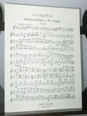 Suppe F von - Dichter und Bauer (Poet and Peasant) Flute 1 Part