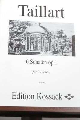 Taillart P - 6 Sonatas Op 1 for 2 Flutes