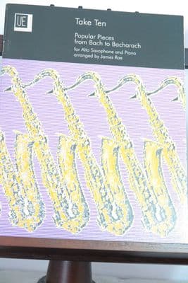 Take Ten - Popular Pieces from Bach to Bacharach for Alto Saxophone & Piano arr Rae J