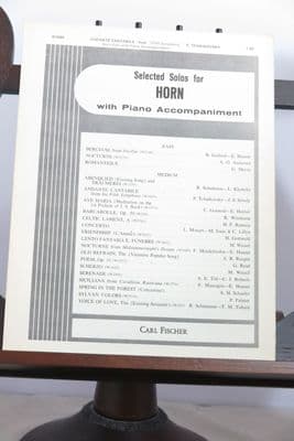Tchaikovsky P I - Andante Cantabile from Fifth Symphony for Horn & Piano arr Seredy J S