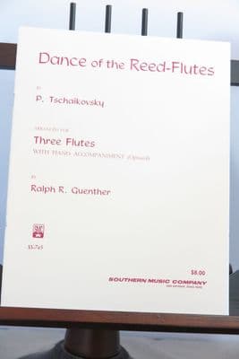 Tchaikovsky P I - Dance of the Reed-Flutes for 3 Flutes (with optional piano) arr Guenther R R