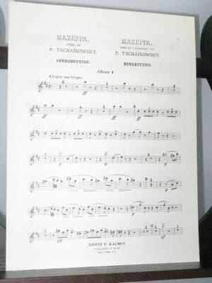 Tchaikovsky P I - Introduction from Mazeppa Oboe 1 Part