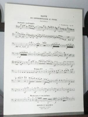 Tchaikovsky P I - Orchestral Suite No 1 Op 43 Bassoon 1 Part