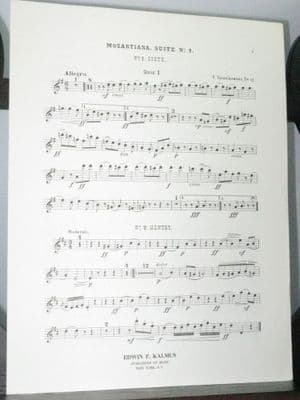 Tchaikovsky P I - Orchestral Suite No 4 Mozartiana Op 61 Oboe 1 Part