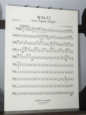 Tchaikovsky P I - Waltz from Eugene Onegin Bassoon 1 Part