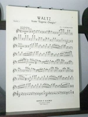 Tchaikovsky P I - Waltz from Eugene Onegin Flute 1 Part