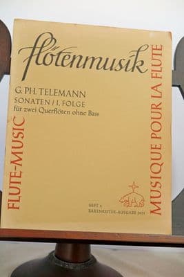 Telemann G P - Sonatas for 2 Flutes without Bass Vol 1