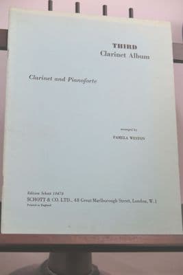 Third Clarinet Album for Clarinet & Piano  arr Weston P