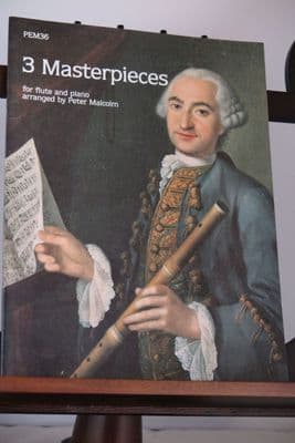 Three Masterpieces for Flute & Piano arr Malcolm P