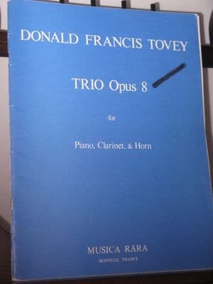 Tovey F D - Trio Op 8 for Clarinet Horn & Piano