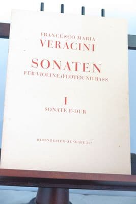 Veracini F M - Sonata No 1 in F for Violin (or Flute) & Bass