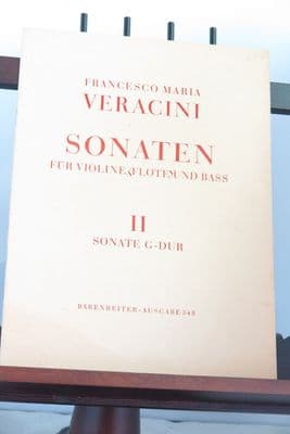 Veracini F M - Sonata No 2 in G for Violin (or Flute) & Bass [INCOMPLETE]