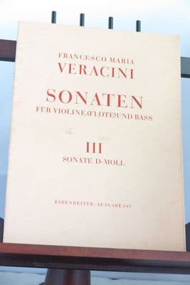 Veracini F M - Sonata No 3 in D Minor for Violin (or Flute) & Bass