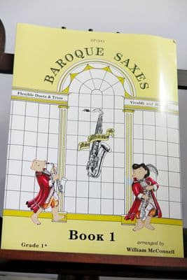 Vivaldi A & Handel G F - Baroque Saxes Book 1 - Flexible Duets and Trios arr McConnell W