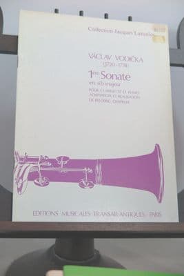 Vodicka V - First Sonata in B Flat for Clarinet & Piano