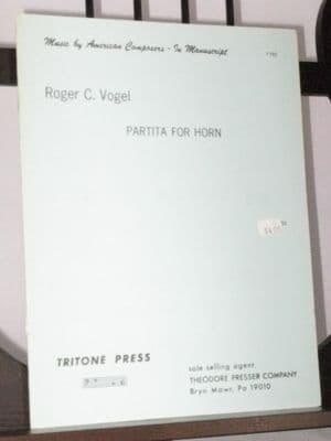 Vogel R C - Partita for Horn