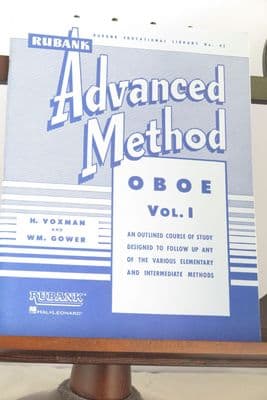 Voxman H & Gower W - Advanced Method Oboe Vol 1