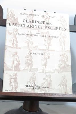 Wagner R - Clarinet & Bass Clarinet Excerpts from Standard Orchestral Repertoire Book 3