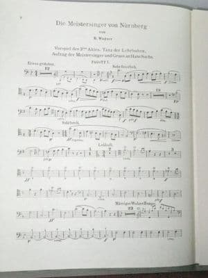 Wagner R - Prelude to Act 3 of Die Meistersinger von Nurnberg Bassoon 1 Part