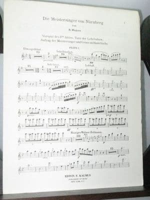 Wagner R - Prelude to Act 3 of Die Meistersinger von Nurnberg Flute 1 Part