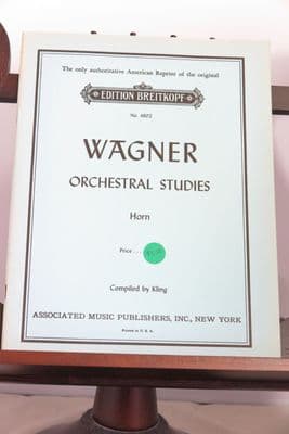 Wagner R - Wagner Orchestral Studies ed Kling H