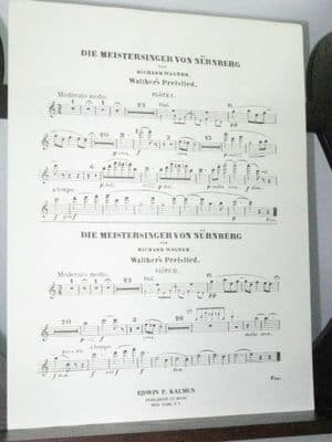 Wagner R - Walther's Prize Song from Die Meistersinger von Nurnberg Flutes 1&2 Part