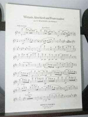 Wagner R - Wotans Abschied und Feuerzauber from Die Walkure Flute 1 Part