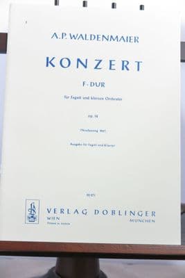 Waldenmaier A P - Concerto in F Op 14 for Bassoon & Piano