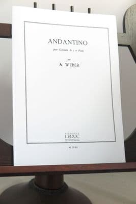 Weber A - Andantino for Clarinet & Piano