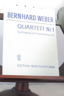 Weber B - Quartet No 1 for 4 Horns in F