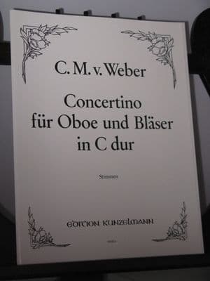 Weber C M von - Concertino in C for Oboe and Wind Ensemble