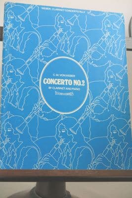 Weber C M von - Concerto No 2 for Clarinet & Piano arr Simon E