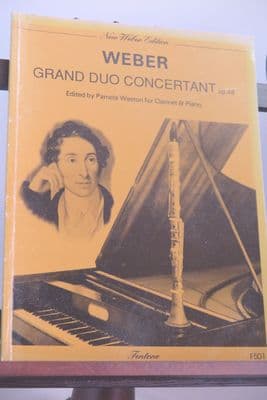 Weber C M von - Grand Duo Concertant Op 48 for Clarinet & Piano [INCOMPLETE]