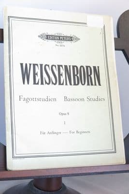 Weissenborn J - Bassoon Studies Op 8 No 1 for Beginners