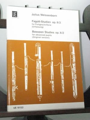 Weissenborn J - Bassoon Studies Op 8 No 2 - for Advanced Pupils