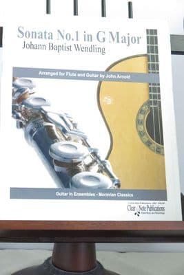 Wendling J B - Sonata No 1 in G for Flute & Guitar arr Arnold J