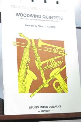 Woodwind Quintets for 2 Flutes (or Flute & Oboe) & 3 B Flat Clarinets arr Hanmer R