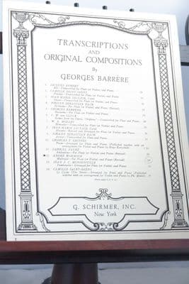 Wormser A - Madrigal for Flute and  Piano