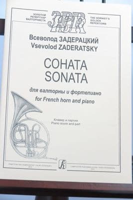 Zaderatsky V - Sonata for French Horn & Piano