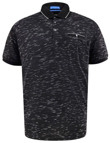 D555 BLACK RENO POLO SHIRT