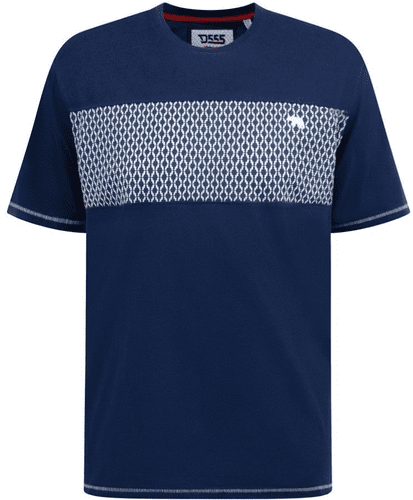 D555 CHEST PATTERN  T SHIRT